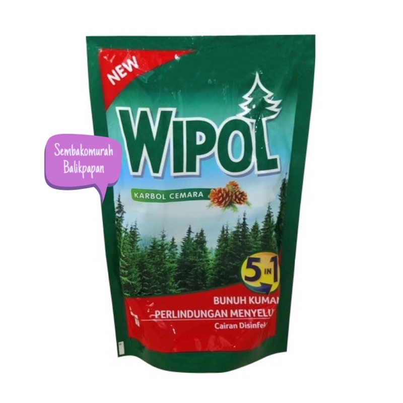 wipol classic pine pouch 780 ml