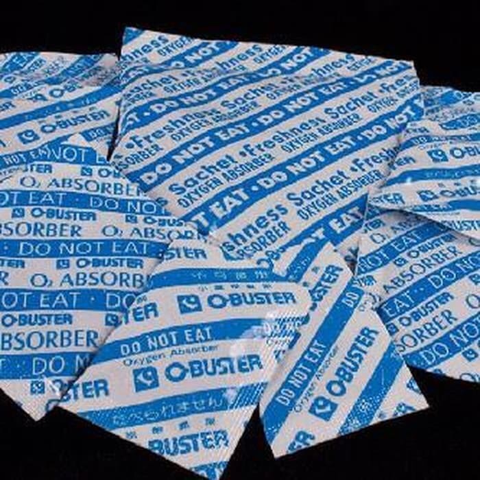 HS Oxygen Absorber O-Buster 100cc dan 200cc Pengawet Makanan 1 pcs