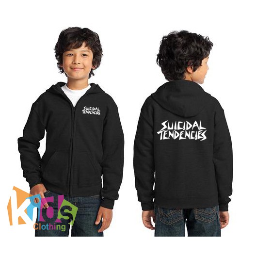 JAKET SWEATER ZIPPER ANAK SUICIDAL TENDENCIES