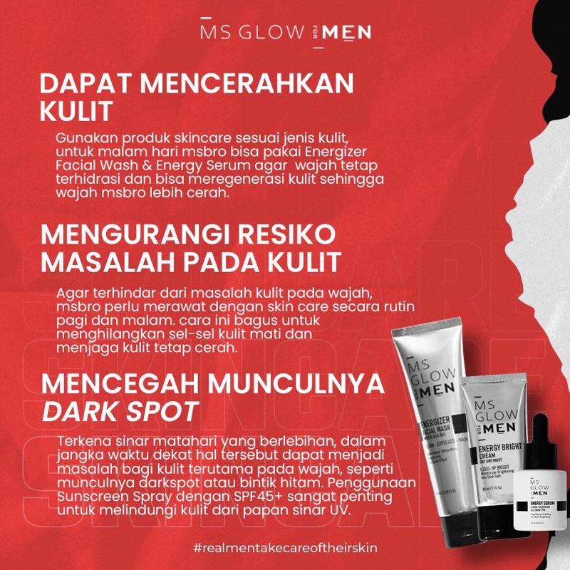 MS Glow For Men Power Serum - 1 item