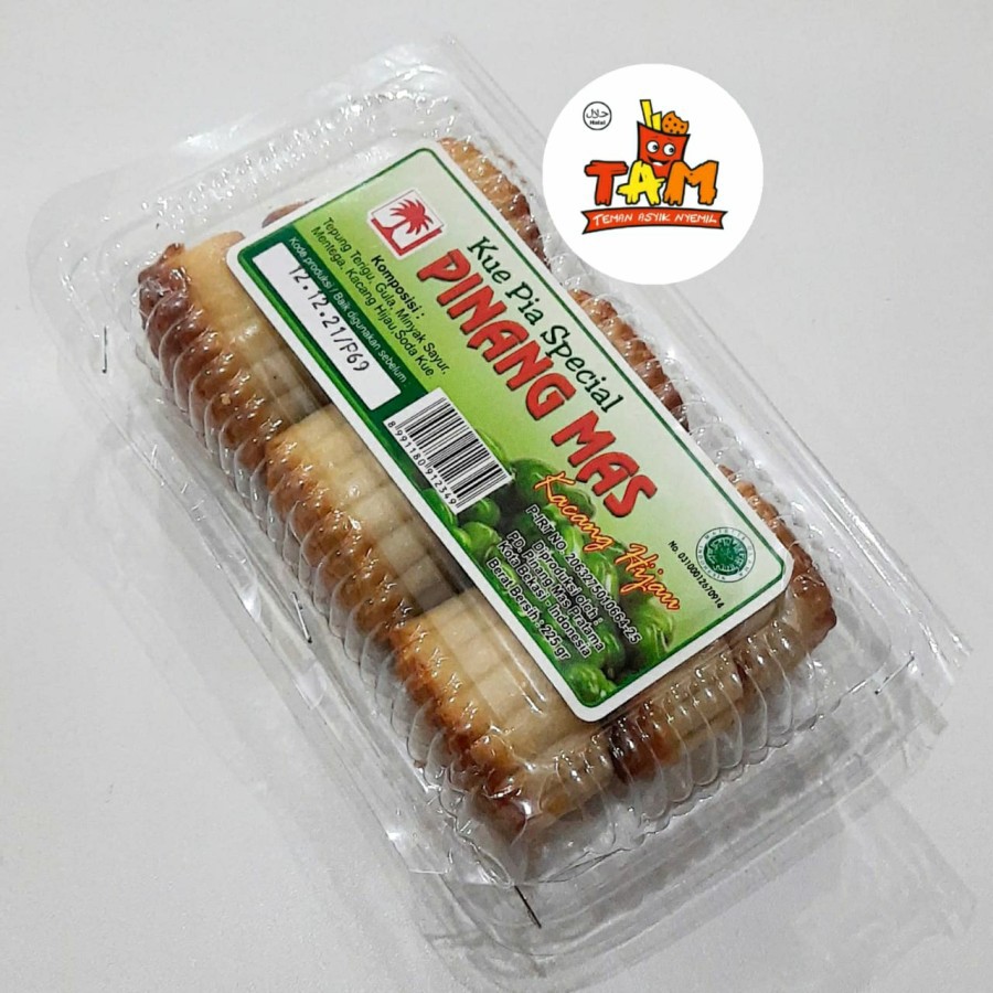 

Kue Pia Kacang Hijau Pinang Mas (isi 9 pcs) - Tam Snack