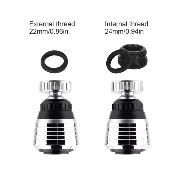 Adaptor Kepala Keran Air Dapur Fleksibel Faucet Nozzle Kran Universal