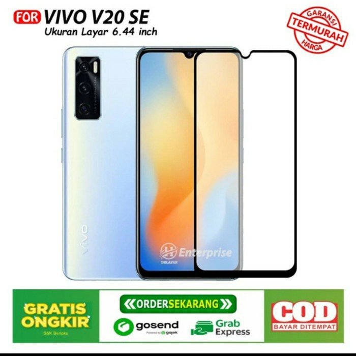 TEMPERED GLASS FULL LEM 5D VIVO V23E V20 V20SE V20 SE 2020 VIVO V21 5G V21 4G NEW - BC