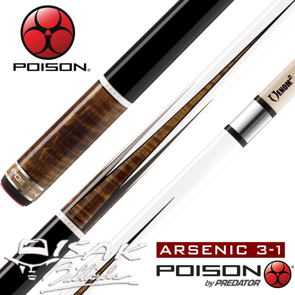 Poison AR3-1 - Arsenic 3 Series - Low Deflection Shaft Billiard Stick Stik Biliar