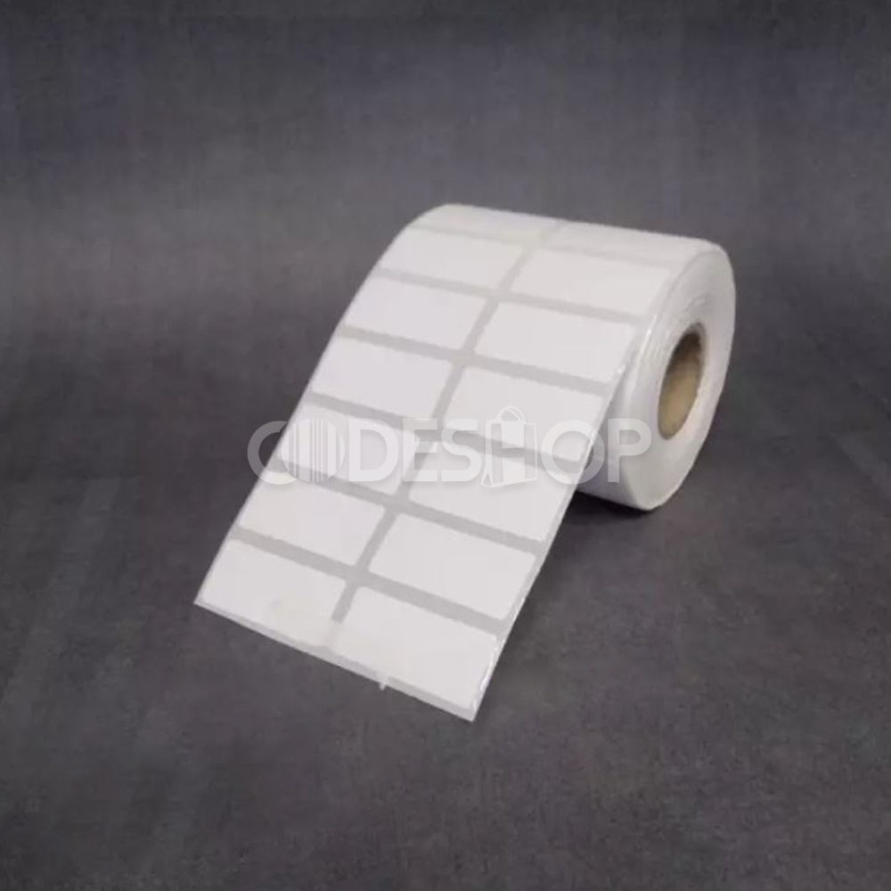 LABEL BARCODE SEMICOATED 40 X 20 GAP 2 LINE CORE 1&quot; ISI 5000 PCS