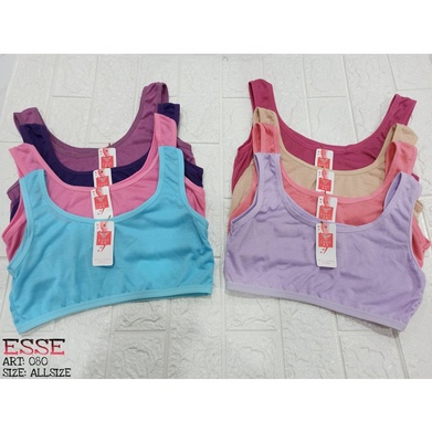 ESSE | Miniset Cewek / ATASAN TALI BESAR / SINGLET / M.SET ESSE POLOS / 080 ESSE