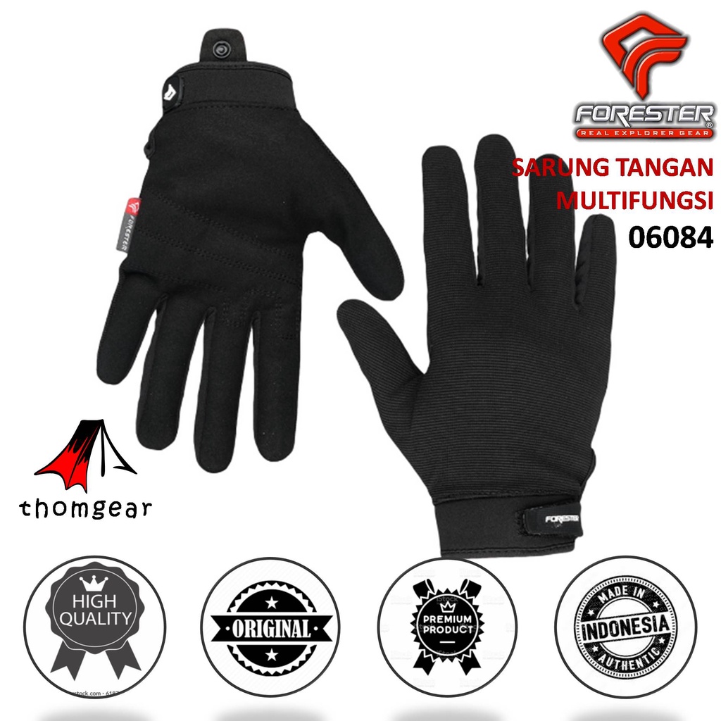 Sarung Tangan Forester 06143 Dan 06084 Sarung Tangan Sepeda Gowes Half Finger Dan Full Finger Thomgear