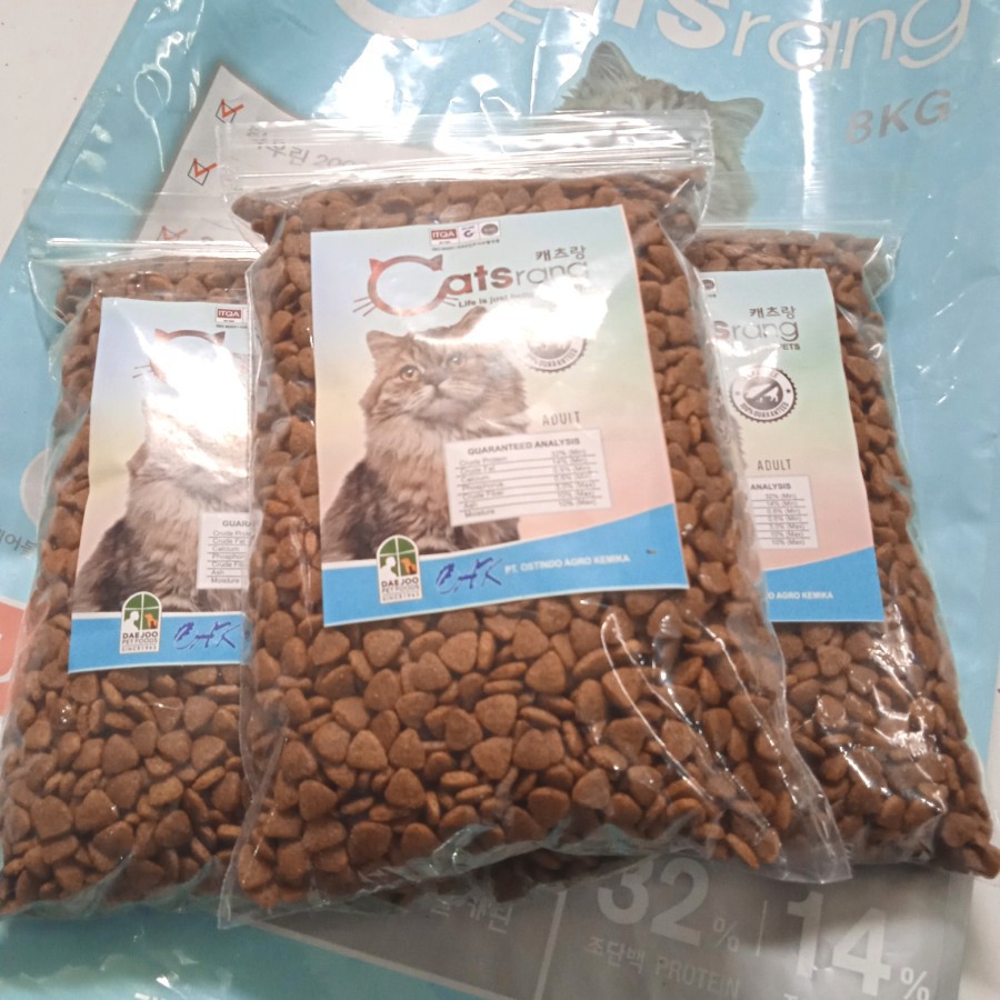 MAKANAN KUCING CATSRANG ADULT REPACK 1 KG