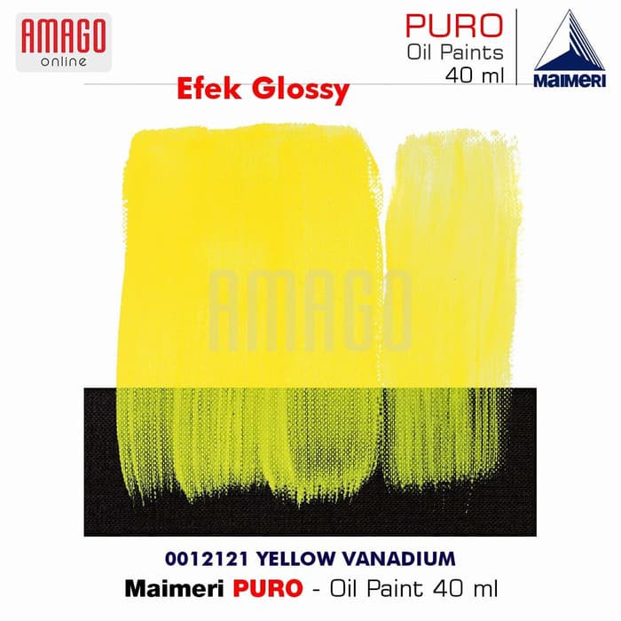 MAIMERI PURO - OIL PAINT - YELLOW VANADIUM - 40ML - M0012121