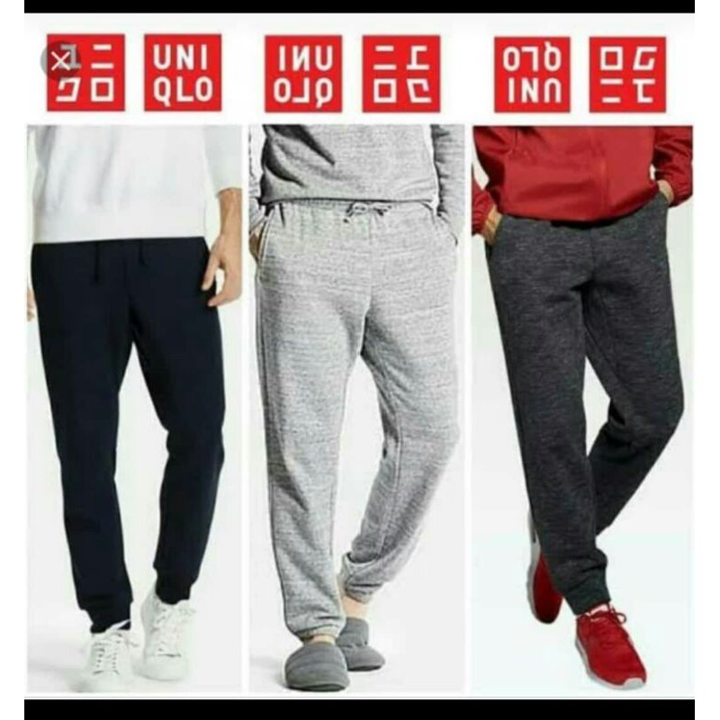 Celana  Pria Jogger Uniqlo Sweat Pants Branded Original