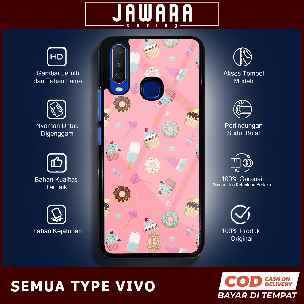 Case Vivo Y12 Y15 Y17 Casing Hp Vivo Y12 Y15 Y17 Premium Glossy Jawara Casing [CNDY] Kesing Hp Aesth