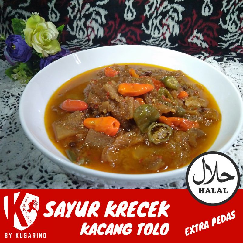 

[Jabodetabek] Sayur Krecek Kacang Tolo Extra Pedas (READY) by Kusarino F&B