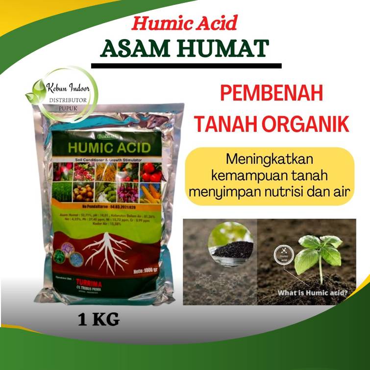 Jual Pupuk Organik Asam Humat Humid Acid, Pupuk Pembenah Tanah, Pupuk ...