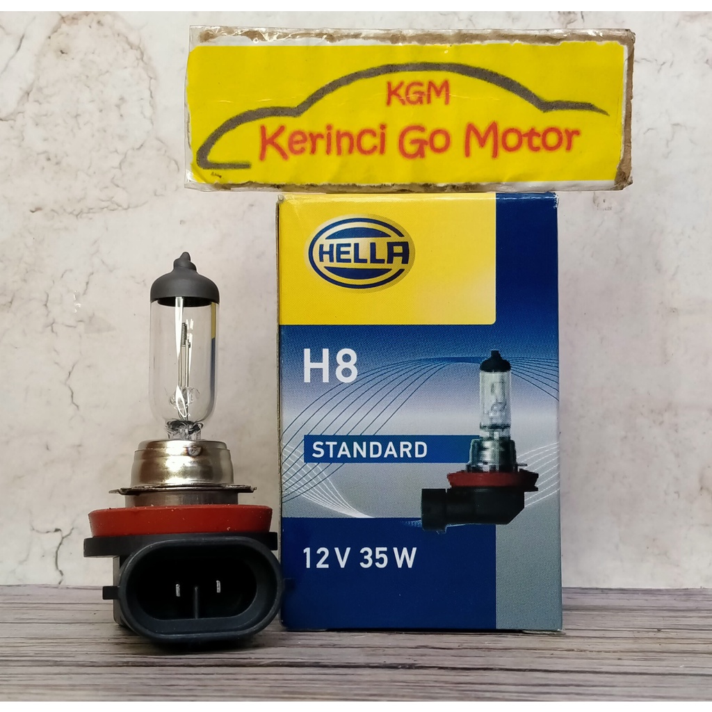 HELLA BOHLAM LAMPU HALOGEN H8 12V 35W 8GH 178 555 153