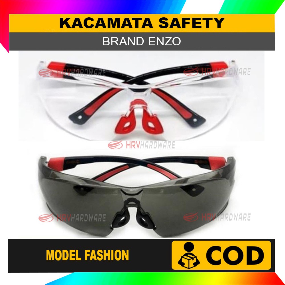 KACAMATA SAFETY APD FASHION SPORTY GLASSES ANTI FOG UV RESISTANT ENZO