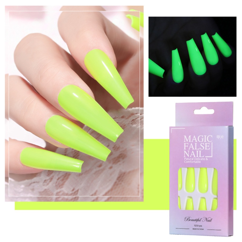 Siy Hiasan Kuku Bentuk Balerina Luminous Untuk Nail Art