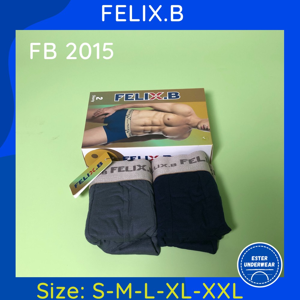 Celana Boxer Pria FELIX.FB 2015 ISI -2 PCS BEST SELLER