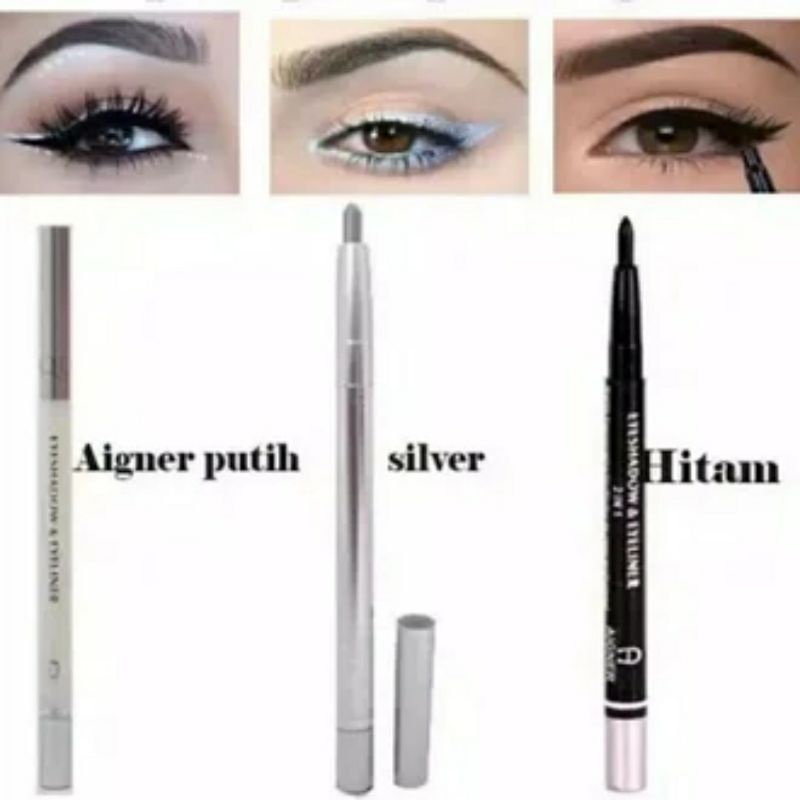 [AIGNER] Eyeliner Putar Eyeliner Crayon Eyeliner Otomatis Kosmetik Mata Make Up Mata Makeup