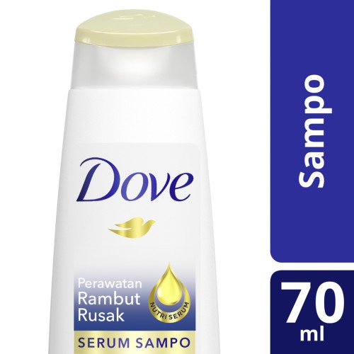 Dove Serum Shampoo Perawatan Rambut Rusak 70ml