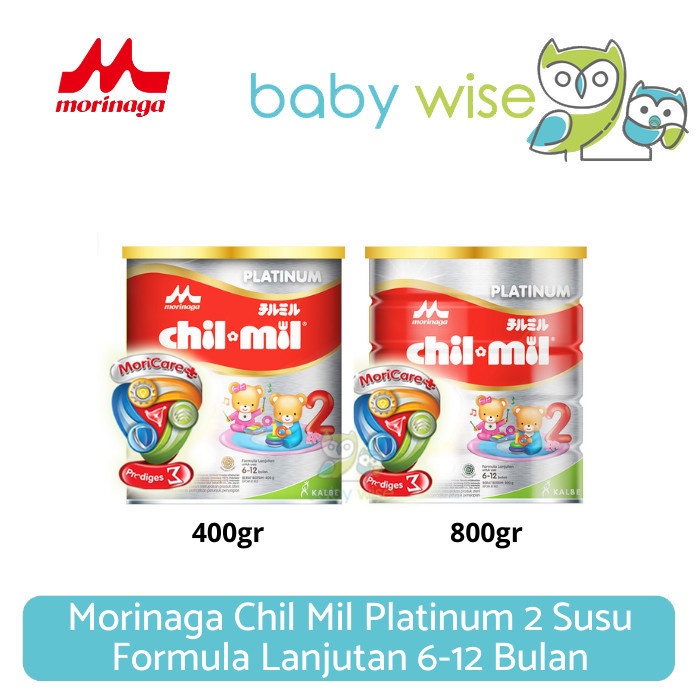 Morinaga Chil Mil Platinum 2 Susu Formula Lanjutan 6-12 Bulan