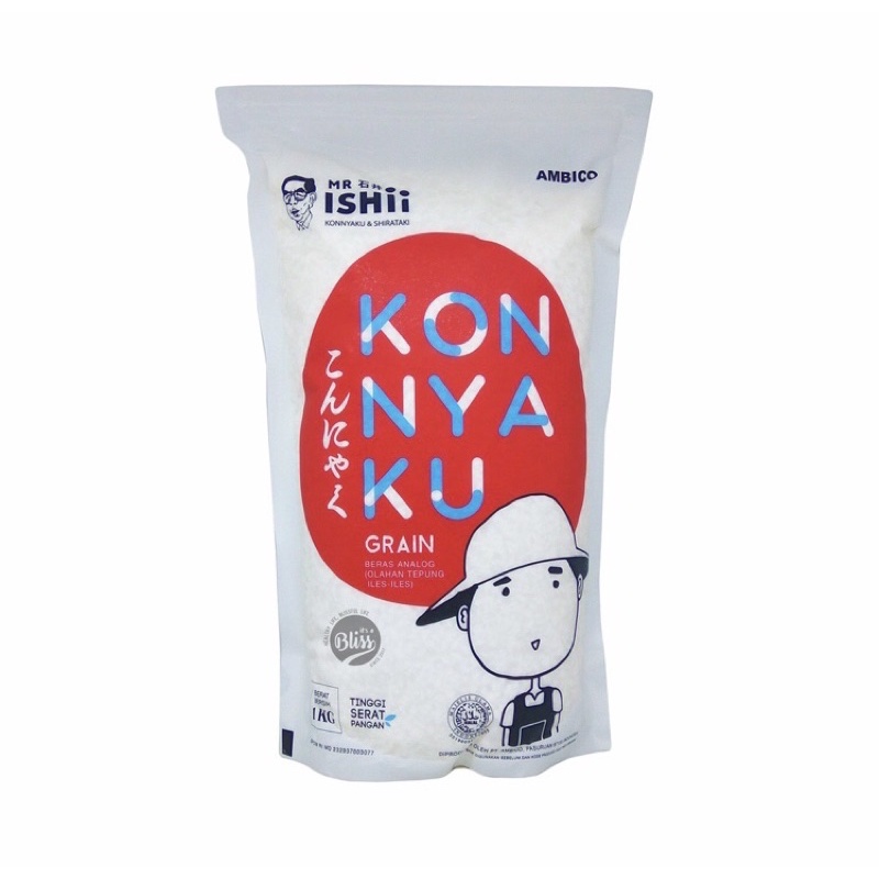 

BERAS SHIRATAKI 1KG / KONYAKU RICE 1KG