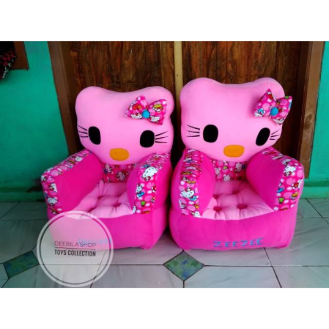 DEEBILASHOP - (FREE UKIR NAMA) SOFA ANAK KARAKTER / SOFA KARAKTER MURAH / SOFA BONEKA