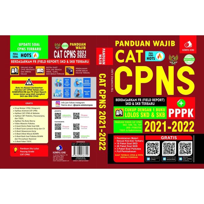 Buku Panduan Wajib Cat Cpns 21 22 Skd Skb Terbaru Terupdate Shopee Indonesia