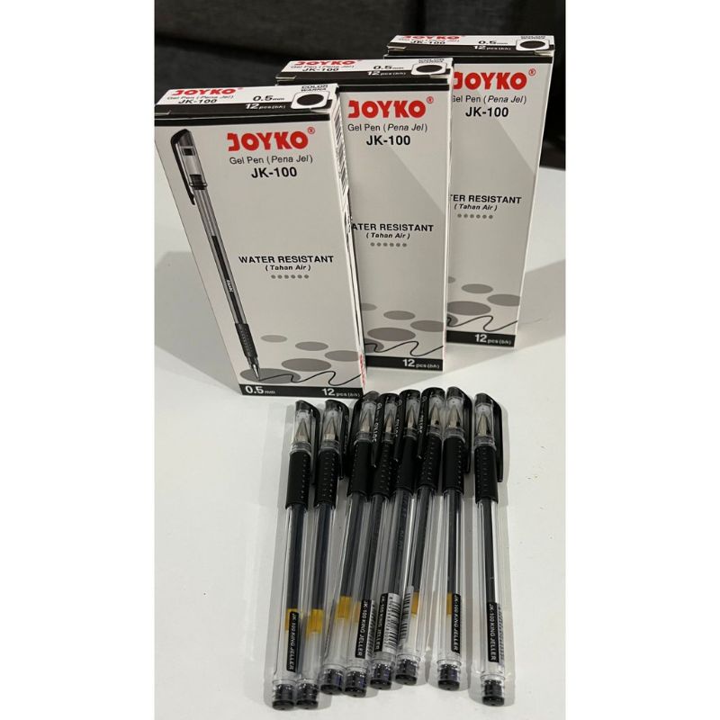 

Pen Bolpen Gel JK-100 Joyko JK-100NT ( Hitam )