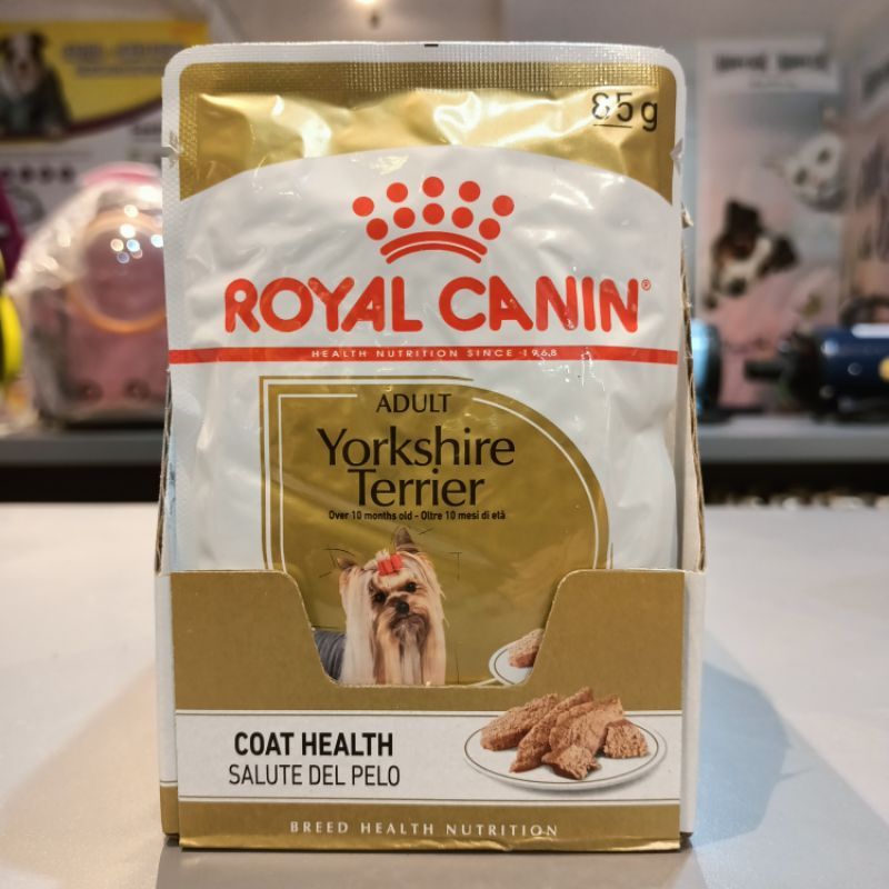 Royal Canin Adult Yorkshire 85gr / RC Wetfood Makanan Basah Daging Pouch