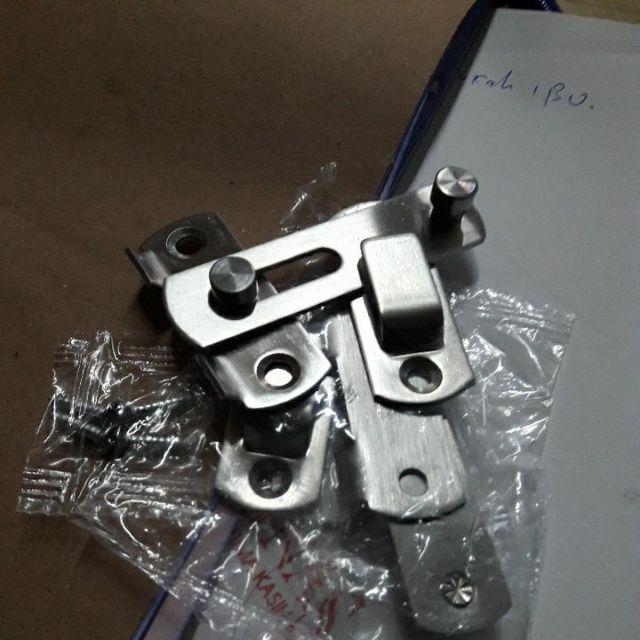 Pengunci Pintu Bahan Stainless Steel Untuk Keamanan Rumah