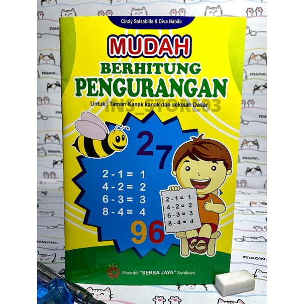 Jual Buku Anak Tk Paud Mudah Belajar Berhitung Pengurangan | Shopee ...