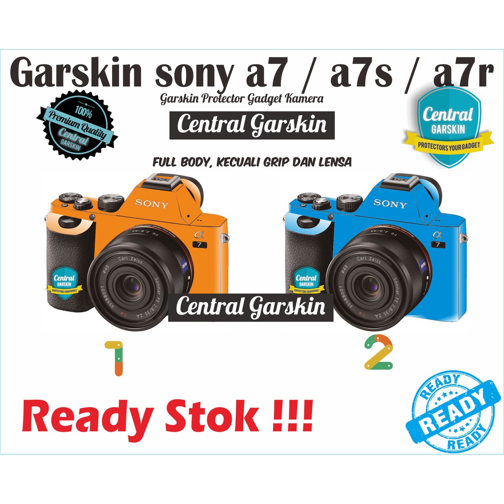 Garskin Kamera Sony a7 a7r a7s - Biru
