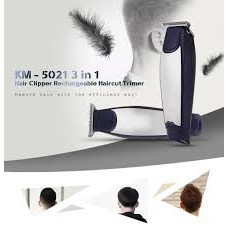 Hair Clipper Kemei Detailer KM-5021 Alat Mesin Cukur Rambut Cordless