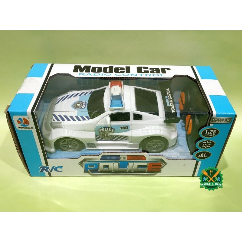 Menarik Bgt Mainan Remot Kontrol Polisi Mobil Balap RC Car Remote Control SNI 6608-16B