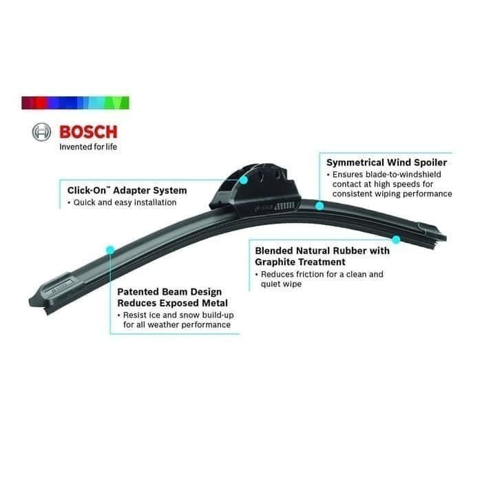 Wiper Blade Civic BOSCH Frameless ADVANTAGE 18-22&quot; ORIGINAL