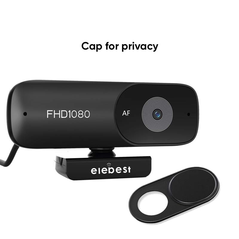 Bepop Webcam 1080P Full HD Dan Mic Untuk PC Laptop