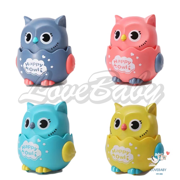 [1KG 23PCS] LBS Mainan mobil Anak Kecil Burung Jalan Jalan / Mainan Bayi Happy Owl / Mainan burung hantu