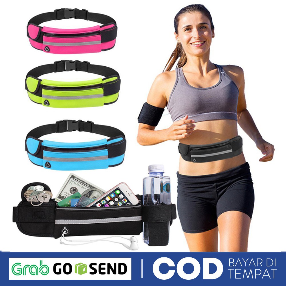 Highland Tas Pinggang Jogging/ Tas Lari/ Sabuk Lari/ Running Go Belt/Tahan Air/ Outdoor TPL01