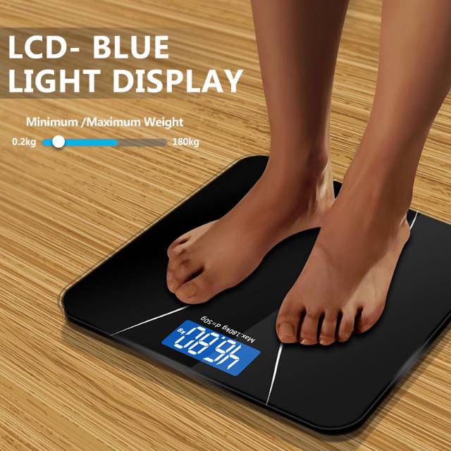 Taffware Digipounds Gason Timbangan Badan Elektronik 180kg - A2 - Black