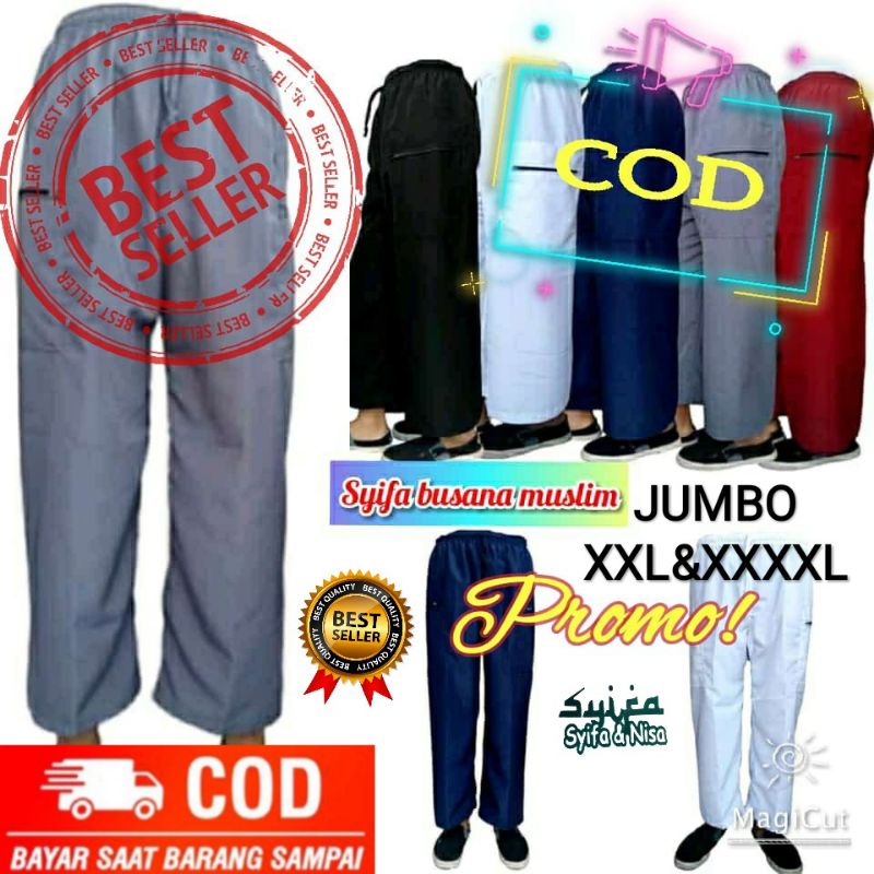 Termurah Celana sirwal &quot;JUMBO&quot; ukuran(XXL-XXXXL)