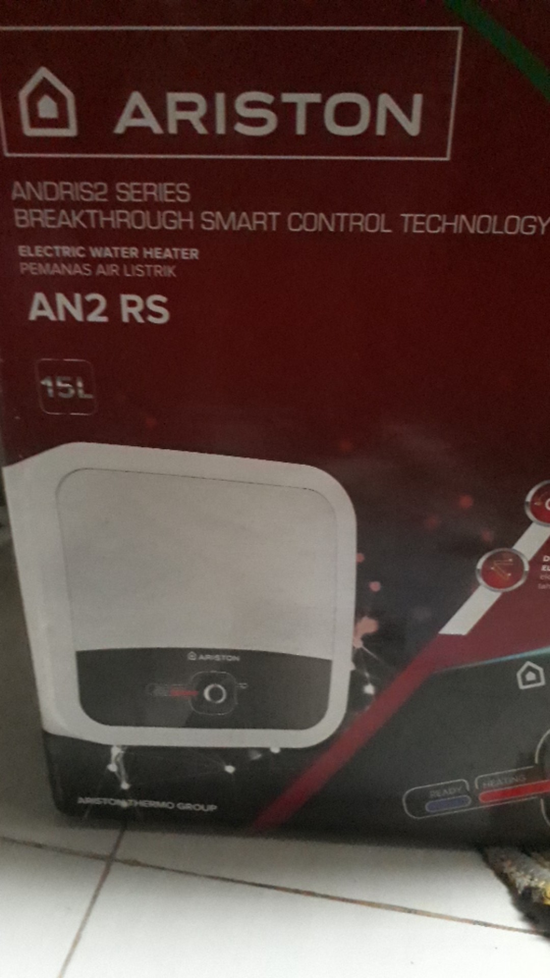 Water Heater Ariston Andris 2 An215rs Pemanas Air Ariston An2 15rs