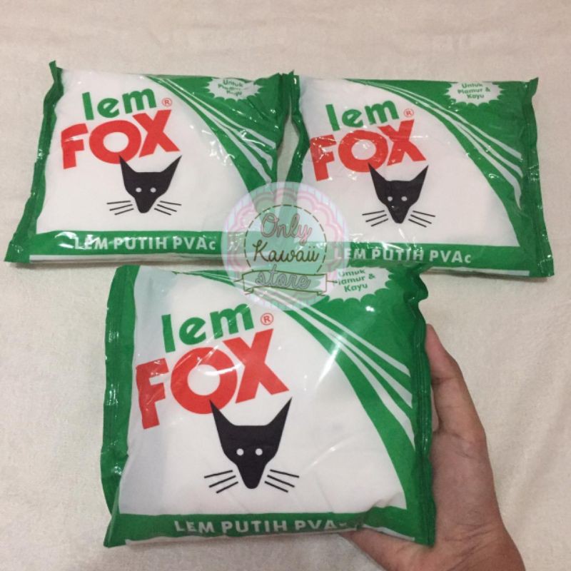 

Lem Fox 400gr | White Glue | Bahan Slime