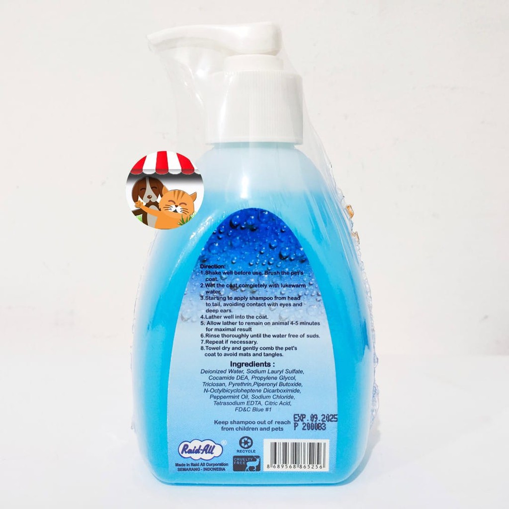Shampoo Anjing - Raid All Sanitiser Tick and Flea 250ml