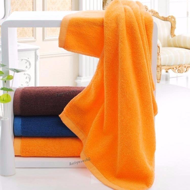 Handuk Wajah Leher Muka 35x70 Cokelat Asriyasashii Cotton 100% Tebal Lembut Termurah Terlaris