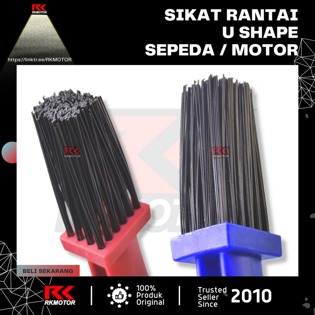 Sikat Rantai Sepeda dan Motor U Shape Alat Pembersih Sprocket Gear-3