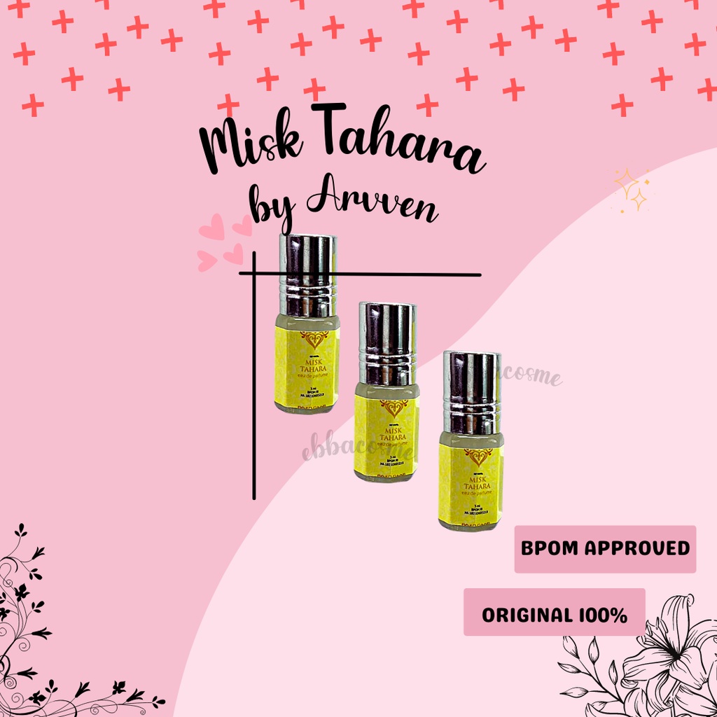 Parfume Roll On Misk Tahara by Arvven 100% Original - 3 ml