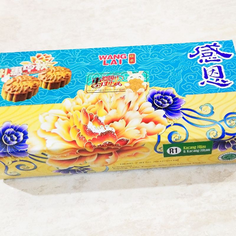 

Mooncake Wang Lai Halal Mix Dua Rasa Kue Bulan WangLai Guek Pia