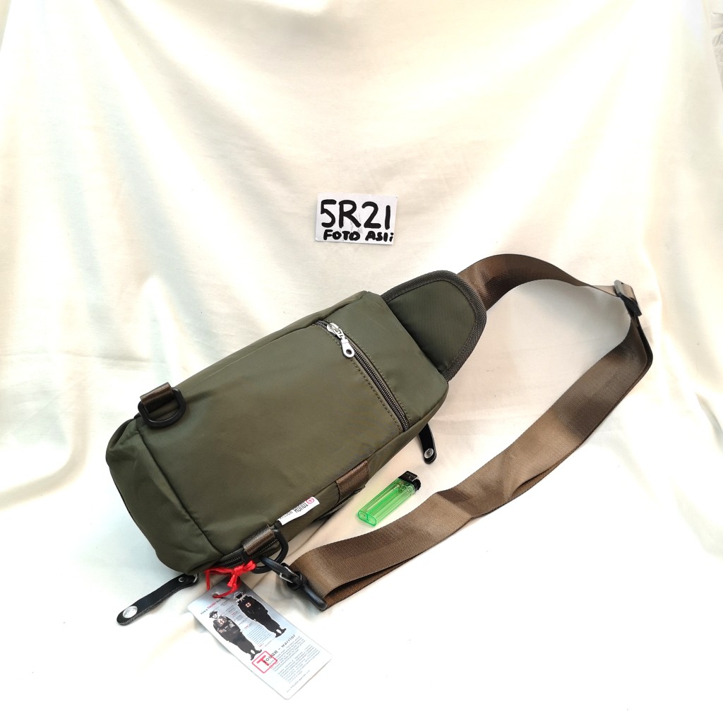 TAS TOUGH WARRIOR 6770 WAISTBAG LIMITED SELEMPANG ORIGINAL TOUGH WARRIOR ARMY SMITH KELLEY STYLE WAISTBAG SLING BAG