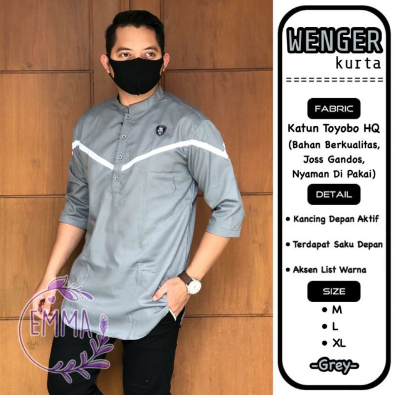 BAJU KOKO WENGER PREMIUM / KURTA WENGER by emma