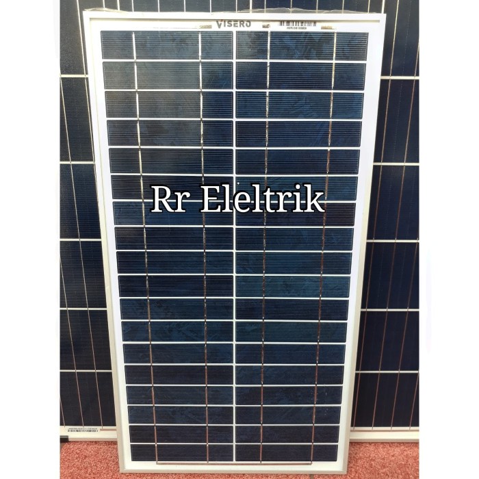 Panel Surya Solar Cell Solar Panel 30Wp Poly Visero